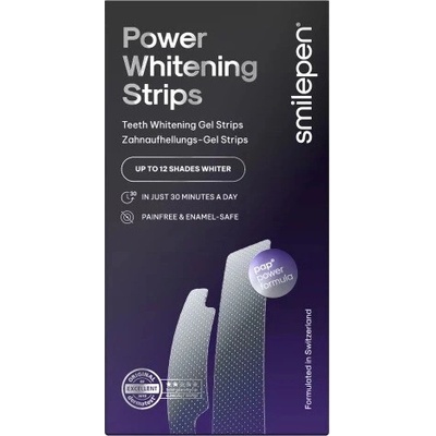 Smilepen Power Whitening Strips bělicí pásky na zuby 14 x 2 ks