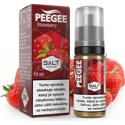 PEEGEE Salt - Jahoda 10 ml 10 mg
