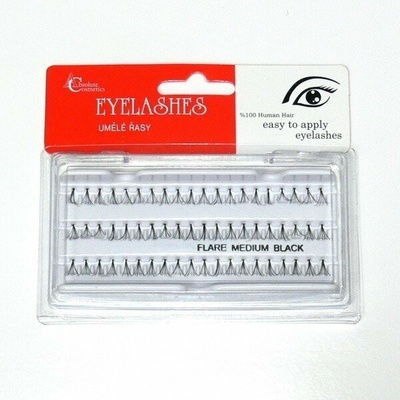 EyelaShes Medium umelé riasy čierné 60 trsů 14110-M