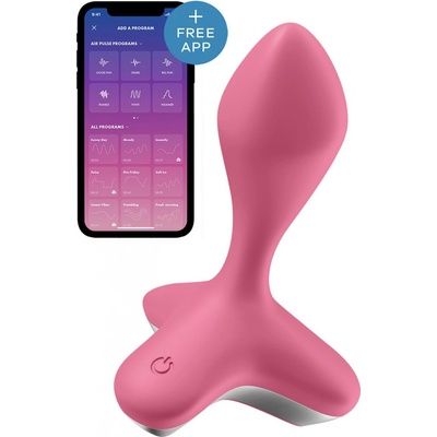Satisfyer TO Vibrační anální kolík ovladatelný přes aplikaci GAME CHANGER PINK