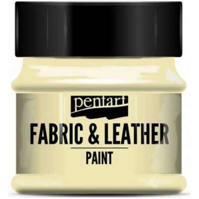 Pentart farba na textil a kožu 50 ml vanilka