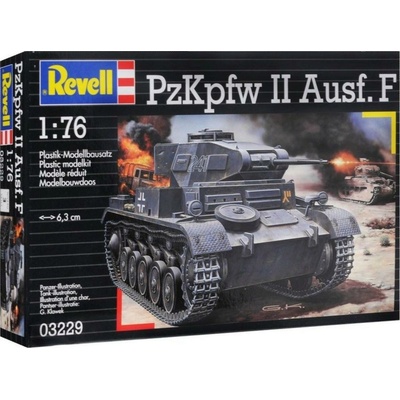Revell plastikový model tanku PzKpfw II Ausf. F03229 1:76