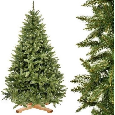 Springos Umelý vianočný stromček Premium Royal Trees - 180 cm - kaukazský smrek s dreveným stojanom