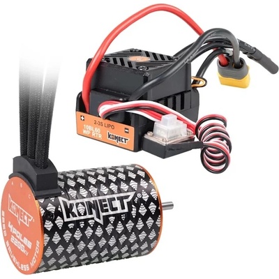 KONECT COMBO BRUSHLESS 60A WP + 4P 3650SL 2200KV motor KN-COMBO-D1 – Hledejceny.cz