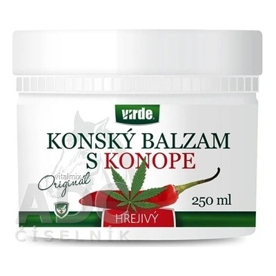 Virde Koňský balzám s konopím hřejivý 250 ml – Hledejceny.cz