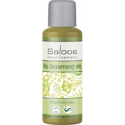 Saloos Bio sezamový rostlinný olej lisovaný za studena 250 ml