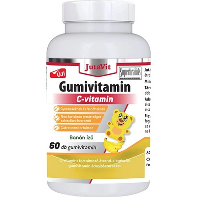 JutaVit Vitamin C Gummies banán 60 gummies