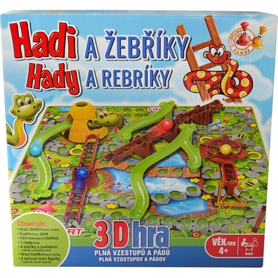 Alltoys Funville Hra 3D hadi a žebříky – Hledejceny.cz