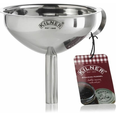 Kilner KILNER lievik z nehrdzavejúcej ocele so sitkom 13x11,5cm
