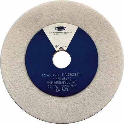 Tyrolit 99BA60L9V40 Brúsny kotúč 150 x 8 x 20 mm 60 T416723