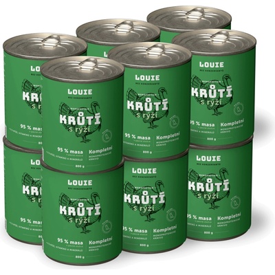 Louie Morčacie s ryžou 12 x 800 g