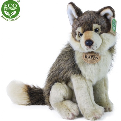 Eco-Friendly vlk sedící 28 cm