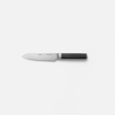 Malý vrúbkovaný nôž Trino Standard, 13 cm - Kovaný nôž z japonskej ocele