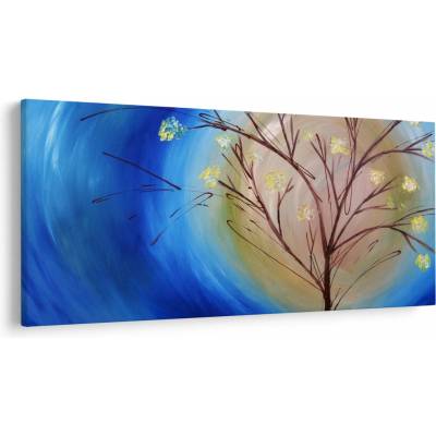 Obraz - Strom zakrývajúci slnko, jednodielne 250x125 cm