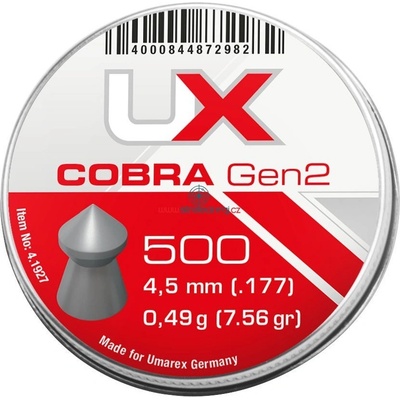 Diabolky Umarex Cobra Gen2 4,5 mm 500 ks – Hledejceny.cz