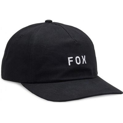 FOX Fox Wordmark Adjustable Hat Black 31637-001 25/26