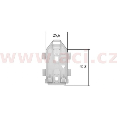 plastová příchytka (sada 2 ks) UP 15124T