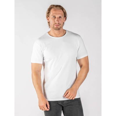 TallGuys pánské rozstřižené tričko óčko Pure white