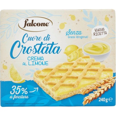 Falcone crostata koláčiky s citrónovým krémom 4 x 60 g