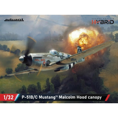 Eduard North American P51B Mustang Malcolm Hood canopy Hybrid edition 1:32
