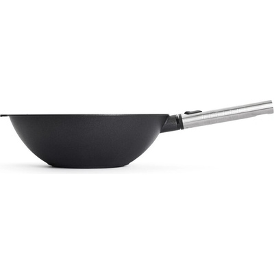 WOK pánev 30 cm WOLL Eco Logic QXR indukční nepřilnavá bez PFAS s odnímatelnou nerezovou rukojetí – PFAS-free Diamond QXR – prémiové německé nádobí 11030PLCI-Q