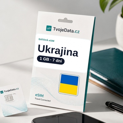 eSIM Ukrajina 1 GB / 7 dní