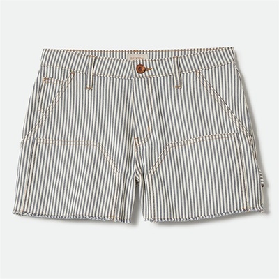 Brixton kraťasy Essex Cut Off Painter Short Azure Blue Pinstripe