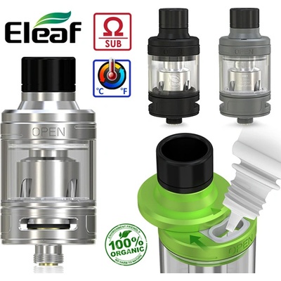 Eleaf Ello Mini Clearomizer Zelená 2ml