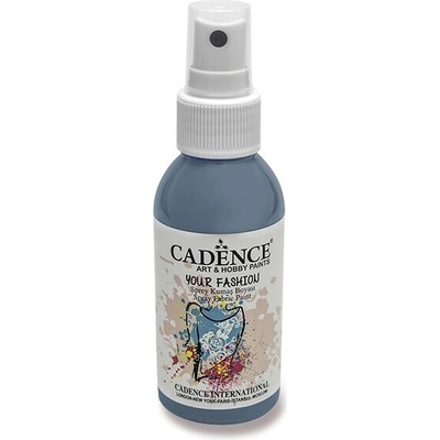 Cadence Textilná farba v spreji sivá 100 ml