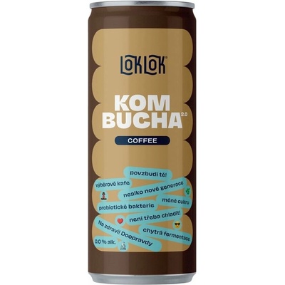 LOKLOK kombucha káva 0,33 l – Hledejceny.cz