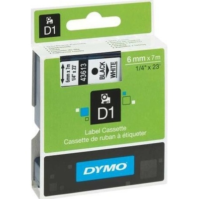 DYMO páska D1 6 mm x 7 m čierna na bielej S0720780