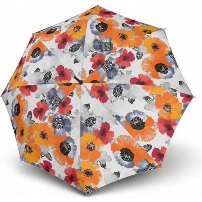 Knirps A.760 STICK Poppy elegantní holový vystřelovací deštník