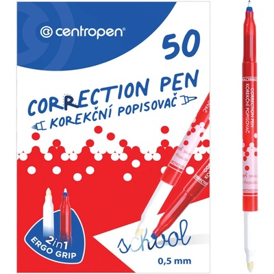 Zmizík CENTROPEN s korektorem 3649 trojhranný – Hledejceny.cz