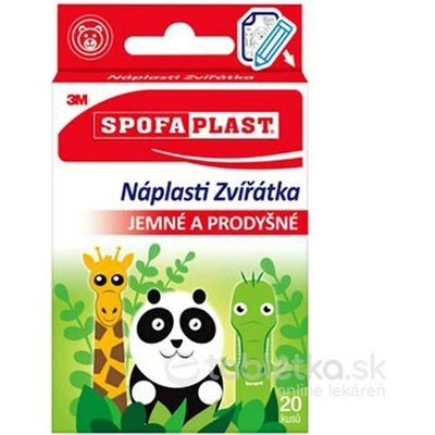 3M Spofaplast Detské náplasti Zvieratká 2 veľkosti (114) 20 ks