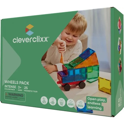 Cleverclixx magnetická stavebnice wheels pack intense 25 ks – Hledejceny.cz