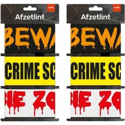 Folat Girlanda ohraničovací pásky horor halloween, 6 ks – Hledejceny.cz