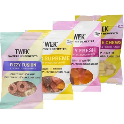 Twek želatinové bonbóny Smoothie Chews Very Vegan 80 g