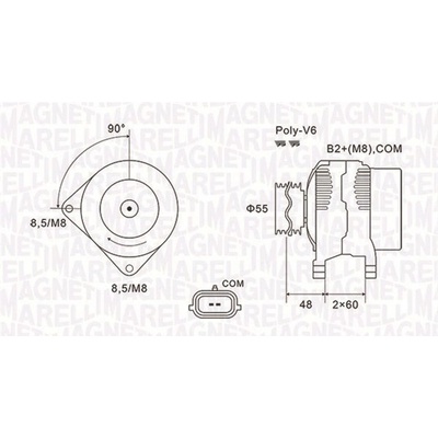 generátor MAGNETI MARELLI 063731974010