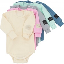 ESITO Rostoucí body žebrované Color šedá Smetanová