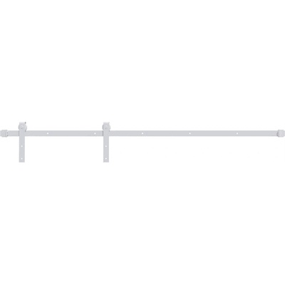 Systém posuvných dveří, 200 cm, bílý, práškově lakovaná Ocel