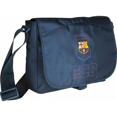 Taška přes rameno FC Barcelona s klopou tmavě modrá 9 l