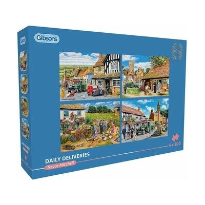 GIBSONS Denné dodávky 4x500 dielov