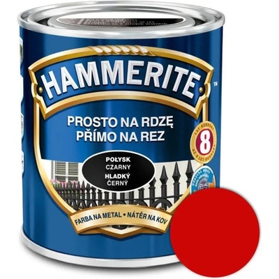 Hammerite Přímo na rez hladký 2,5l Červený