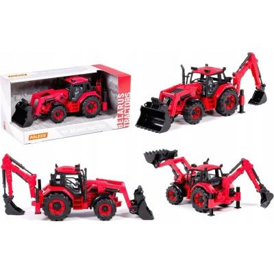 Polesie Traktor Belarus s nakladačem a bagrem