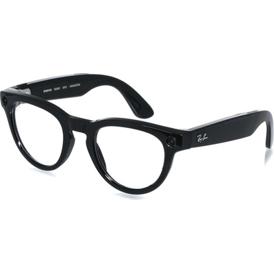 Meta RAY-BAN Meta Headliner Standard Smart Glasses Gen 2 - Shiny Black, Clear to Sapphire Transi 0RW4013601/MF50