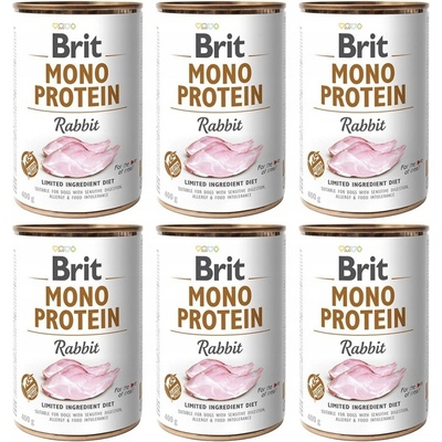 Brit Mono Protein Rabbit 6 x 400 g