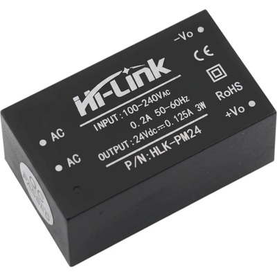Napájací zdroj 24V, 0.125A, 3W, HLK-PM24