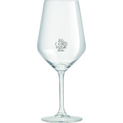 METRO PROFESSIONAL Poháre na víno s ciachom CARRE 530 ml/ CE 100 + 200 ml 6 ks