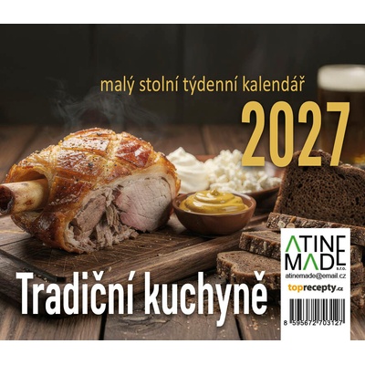 Tradiční kuchyně, malý stolní, týdenní, 13 x 15 cm 2027