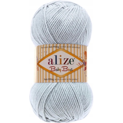 Alize Baby best 224 - světlá šedomodrá
